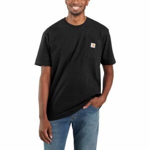 Carhartt Men's Classic Black Tee with Pocket